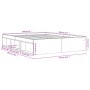Betongrauer Bettrahmen 160x200 cm von vidaXL, Betten und Lattenroste - Ref: Foro24-3203876, Preis: 203,06 €, Rabatt: %