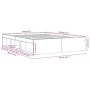 Concrete gray bed frame 160x200 cm by vidaXL, Beds and slatted bases - Ref: Foro24-3203876, Price: 199,59 €, Discount: %