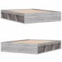 Estructura de cama gris Sonoma 140x190 cm de vidaXL, Camas y somieres - Ref: Foro24-3203906, Precio: 143,81 €, Descuento: %