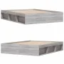 Sonomagrauer Bettrahmen 140x190 cm von vidaXL, Betten und Lattenroste - Ref: Foro24-3203906, Preis: 140,95 €, Rabatt: %