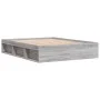 Sonomagrauer Bettrahmen 140x190 cm von vidaXL, Betten und Lattenroste - Ref: Foro24-3203906, Preis: 140,95 €, Rabatt: %
