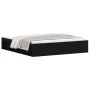 Black bed frame 180x200 cm by vidaXL, Beds and slatted bases - Ref: Foro24-3203881, Price: 194,16 €, Discount: %