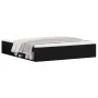 Black bed frame 180x200 cm by vidaXL, Beds and slatted bases - Ref: Foro24-3203881, Price: 194,16 €, Discount: %