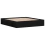 Black bed frame 180x200 cm by vidaXL, Beds and slatted bases - Ref: Foro24-3203881, Price: 194,16 €, Discount: %