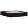 Estructura de cama negro 180x200 cm de vidaXL, Camas y somieres - Ref: Foro24-3203881, Precio: 204,89 €, Descuento: %