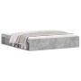 Concrete gray bed frame 180x200 cm by vidaXL, Beds and slatted bases - Ref: Foro24-3203883, Price: 193,33 €, Discount: %