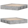 Concrete gray bed frame 180x200 cm by vidaXL, Beds and slatted bases - Ref: Foro24-3203883, Price: 193,33 €, Discount: %