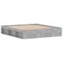 Concrete gray bed frame 180x200 cm by vidaXL, Beds and slatted bases - Ref: Foro24-3203883, Price: 193,33 €, Discount: %