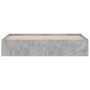 Concrete gray bed frame 180x200 cm by vidaXL, Beds and slatted bases - Ref: Foro24-3203883, Price: 193,33 €, Discount: %