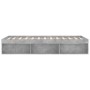Concrete gray bed frame 180x200 cm by vidaXL, Beds and slatted bases - Ref: Foro24-3203883, Price: 193,33 €, Discount: %