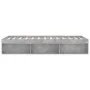 Concrete gray bed frame 180x200 cm by vidaXL, Beds and slatted bases - Ref: Foro24-3203883, Price: 187,01 €, Discount: %