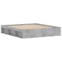 Concrete gray bed frame 180x200 cm by vidaXL, Beds and slatted bases - Ref: Foro24-3203883, Price: 187,01 €, Discount: %