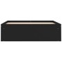 Black bed frame 120x190 cm by vidaXL, Beds and slatted bases - Ref: Foro24-3203895, Price: 141,61 €, Discount: %
