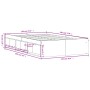 Black bed frame 120x190 cm by vidaXL, Beds and slatted bases - Ref: Foro24-3203895, Price: 141,61 €, Discount: %