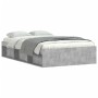 Concrete gray bed frame 120x190 cm by vidaXL, Beds and slatted bases - Ref: Foro24-3203897, Price: 183,63 €, Discount: %