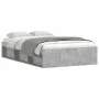 Concrete gray bed frame 120x190 cm by vidaXL, Beds and slatted bases - Ref: Foro24-3203897, Price: 180,51 €, Discount: %