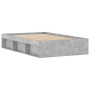 Concrete gray bed frame 120x190 cm by vidaXL, Beds and slatted bases - Ref: Foro24-3203897, Price: 183,63 €, Discount: %