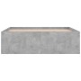 Concrete gray bed frame 120x190 cm by vidaXL, Beds and slatted bases - Ref: Foro24-3203897, Price: 183,63 €, Discount: %