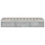 Concrete gray bed frame 120x190 cm by vidaXL, Beds and slatted bases - Ref: Foro24-3203897, Price: 180,51 €, Discount: %