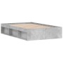Concrete gray bed frame 120x190 cm by vidaXL, Beds and slatted bases - Ref: Foro24-3203897, Price: 183,63 €, Discount: %