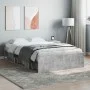 Betongrauer Bettrahmen 120x200 cm von vidaXL, Betten und Lattenroste - Ref: Foro24-3203855, Preis: 176,03 €, Rabatt: %