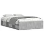 Concrete gray bed frame 120x200 cm by vidaXL, Beds and slatted bases - Ref: Foro24-3203855, Price: 176,07 €, Discount: %