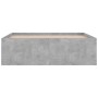 Estructura de cama gris hormigón 120x200 cm de vidaXL, Camas y somieres - Ref: Foro24-3203855, Precio: 179,06 €, Descuento: %