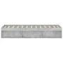 Concrete gray bed frame 120x200 cm by vidaXL, Beds and slatted bases - Ref: Foro24-3203855, Price: 176,07 €, Discount: %