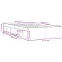 Concrete gray bed frame 120x200 cm by vidaXL, Beds and slatted bases - Ref: Foro24-3203855, Price: 176,07 €, Discount: %
