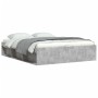 Betongrauer Bettrahmen 140x200 cm von vidaXL, Betten und Lattenroste - Ref: Foro24-3203862, Preis: 139,91 €, Rabatt: %