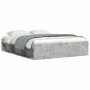 Concrete gray bed frame 140x200 cm by vidaXL, Beds and slatted bases - Ref: Foro24-3203862, Price: 137,34 €, Discount: %