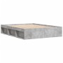Betongrauer Bettrahmen 140x200 cm von vidaXL, Betten und Lattenroste - Ref: Foro24-3203862, Preis: 139,91 €, Rabatt: %
