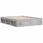 Concrete gray bed frame 140x200 cm by vidaXL, Beds and slatted bases - Ref: Foro24-3203862, Price: 137,34 €, Discount: %