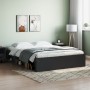 Estructura de cama negra 140x200 cm de vidaXL, Camas y somieres - Ref: Foro24-3203860, Precio: 214,57 €, Descuento: %