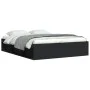 Estructura de cama negra 140x200 cm de vidaXL, Camas y somieres - Ref: Foro24-3203860, Precio: 210,76 €, Descuento: %