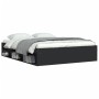 Estructura de cama negra 140x200 cm de vidaXL, Camas y somieres - Ref: Foro24-3203860, Precio: 214,57 €, Descuento: %