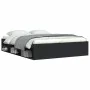 Estructura de cama negra 140x200 cm de vidaXL, Camas y somieres - Ref: Foro24-3203860, Precio: 210,76 €, Descuento: %