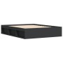 Estructura de cama negra 140x200 cm de vidaXL, Camas y somieres - Ref: Foro24-3203860, Precio: 214,57 €, Descuento: %