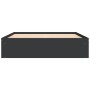 Estructura de cama negra 140x200 cm de vidaXL, Camas y somieres - Ref: Foro24-3203860, Precio: 214,57 €, Descuento: %