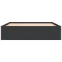 Estructura de cama negra 140x200 cm de vidaXL, Camas y somieres - Ref: Foro24-3203860, Precio: 210,76 €, Descuento: %
