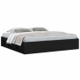 Black bed frame 200x200 cm by vidaXL, Beds and slatted bases - Ref: Foro24-3203888, Price: 202,61 €, Discount: %