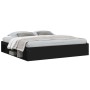Black bed frame 200x200 cm by vidaXL, Beds and slatted bases - Ref: Foro24-3203888, Price: 202,61 €, Discount: %