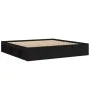 Estructura de cama negra 200x200 cm de vidaXL, Camas y somieres - Ref: Foro24-3203888, Precio: 199,52 €, Descuento: %
