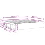 Black bed frame 200x200 cm by vidaXL, Beds and slatted bases - Ref: Foro24-3203888, Price: 202,61 €, Discount: %
