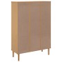 SENJA Regal Rattanoptik braunes Kiefernholz 90x35x130 cm von vidaXL, Bücherregale und Regale - Ref: Foro24-358061, Preis: 106...