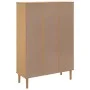 SENJA shelving unit rattan look brown pine wood 90x35x130 cm by vidaXL, Bookcases and shelves - Ref: Foro24-358061, Price: 10...