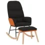 Rocking chair with black fabric footrest by vidaXL, Rocking chairs - Ref: Foro24-3097406, Price: 153,59 €, Discount: %