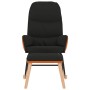 Rocking chair with black fabric footrest by vidaXL, Rocking chairs - Ref: Foro24-3097406, Price: 160,16 €, Discount: %