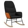 Rocking chair with black fabric footrest by vidaXL, Rocking chairs - Ref: Foro24-3097406, Price: 153,59 €, Discount: %