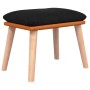 Rocking chair with black fabric footrest by vidaXL, Rocking chairs - Ref: Foro24-3097406, Price: 160,16 €, Discount: %